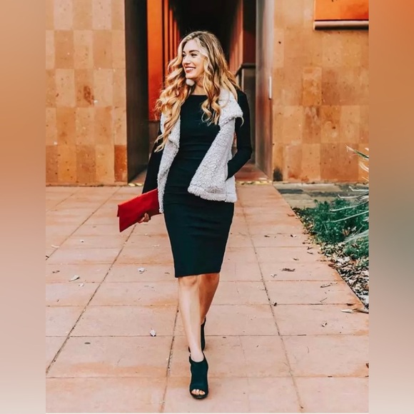 JONES STUDIOS Separates Women's Classic LITTLE BLACK Dress Plus Size 14 - Picture 6 of 6